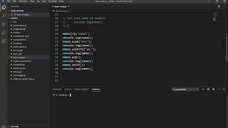 Node.js for Absolute beginners in Sinhala -11 Arrays (JavaScript) and process.argv (Node.js)