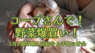 【コープ購入品紹介】スーパーより野菜が安い？【5月1週目】