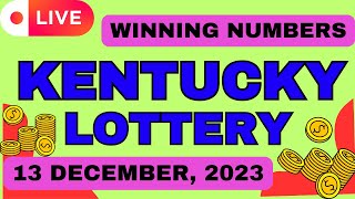 Kentucky Evening Lottery Draw Results - Dec 13, 2023 - Pick 3 - Pick 4 - Cash Ball 225 - Powerball
