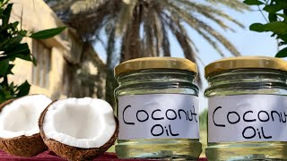 How to make coconut oil at home | Organic Coconut Oil | Coconut oil | Original coconut oil