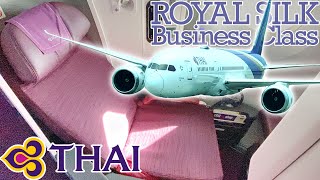 [Subtitles] From Jakarta to Bangkok in the business class of Thai Airways B787-9