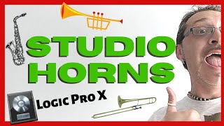 🎺🎷LOGIC PRO X: tutorial de STUDIO HORNS  🎷🎺  tus metales sonaran BRUTALES