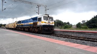 [HD]: 01014 Coimbatore - Lokamanya Tilak (T) Special skips electrified RAYAKKOTTAI | INDIAN RAILWAYS