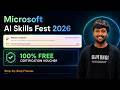 How to Get a Free Microsoft Certification Voucher | Microsoft AI Skills Fest 2026 Step-by-Step