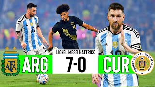 When Lionel Messi Scored Hattrick \u0026 Argentina Scored 7 Goals In 1 Game