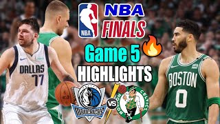 Celtics vs Marvericks [NBA Finals] Game 5 Highlights (06/17/24) | 2024 NBA Finals