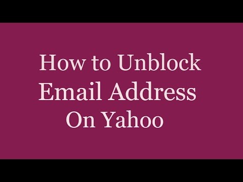 How to Unblock Email Address On Yahoo Mail | How to Unblock Someone on Yahoo Mail How to Unblock Email Address On Yahoo Mail | How to Unblock Someone on Yahoo Mail