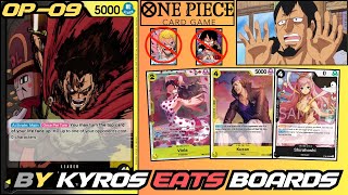 OP09 Black Yellow Kyros Is BOARD No More !!!  - One Piece Card Game