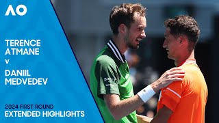 Terence Atmane v Daniil Medvedev Extended Highlights | Australian Open 2024 First Round