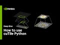 Deep Dive: How to Use cuTile Python