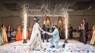 Jasmeet & Navleen | Surprise Engagement Performance | #JasWhatNavNeeded