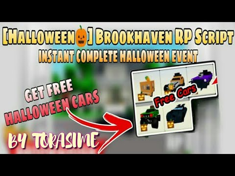 Brookhaven Script Halloween Event 🎃 Unlock All Halloween Cars (pastebin ...