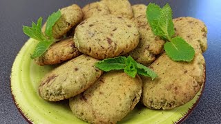 Cookies à la menthe 🌿 -بسكويت بالنعناع🍪