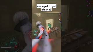 crazy end game save with cj #dbd #deadbydaylight #dbdclip #deadbydaylightsurvivor #dbdgameplay