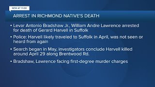 Arrests made after missing Henrico man found dead in Suffolk