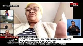 COVID-19 Lockdown | COGTA and Health Department update NCOP members on COVID-19
