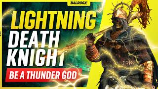 Elden Ring - Lightning Death Knight Build - Strength Faith Thunder DLC GOD!