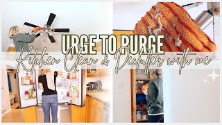 2025 EXTREME NEW YEAR KITCHEN URGE TO PURGE: spring deep clean and declutter with me