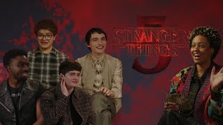Stranger Things S5 Cast Interview: The Moment I Almost Spoiled Episode 4 | Caleb, Noah, Finn & Gaten