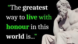 Socrates's Greatest quotes You must Know before you Get Old #socrates #quotes