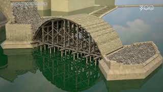 14th Century Bridge Construction   Prague