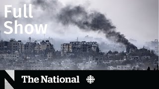 CBC News: The National | Gaza offensive, Matthew Perry, Vehicle safety