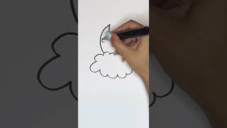 Einen Mond malen | Draw a moon