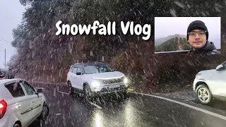 Snowfall Vlog Surkanda Devi Dhanaulti Uttarakhand | Snowfall in uttarakhand 2025