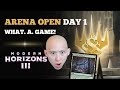 WHAT. A. GAME! | Arena Open Day 1 | Modern Horizons 3 Sealed | MTG Arena