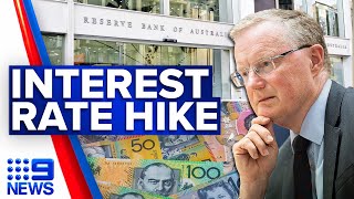 ‘Painful’: RBA delivers crushing ninth-straight interest rate hike | 9 News Australia