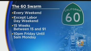 '60 Swarm' Freeway Closures Start Tonight