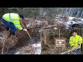 Removing Tons Of Debris, Unclogging Culverts.