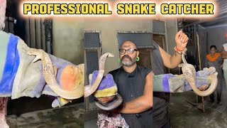 spectacle cobra snake ਜਿਲ੍ਹਾ ਤਰਨਤਾਰਨ ਨੇੜੇ ਪਿੰਡ ਨਸ਼ਹਰਾ ਪਨੂੰਆ ਤੋ ਕੀਤਾ ਕਾਬੂ,ਸੱਪ ਘਰ ਦੇ ਅੰਦਰ ਸੀ ਤੇfamily😱