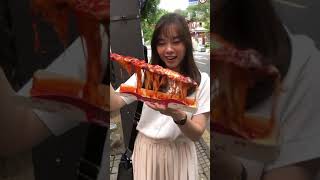 Mukbang Sate Ayam Korea Viral Panjang Banget! #shorts