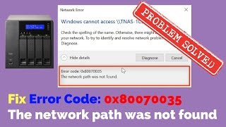 Fix Error Code: 0x80070035 The network path was not found
