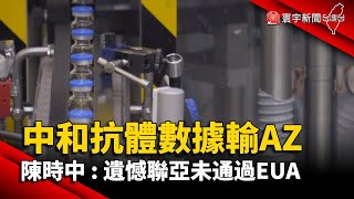 中和抗體數據輸AZ 陳時中 : 遺憾聯亞未通過EUA@globalnewstw