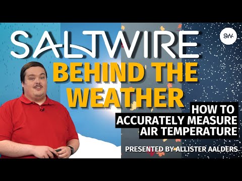 How do you accurately measure air temperature?