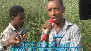 በታች አርማጭሆ ወረዳ የሰሊጥ ሰብል ጉብኝት ሲደረግ 1