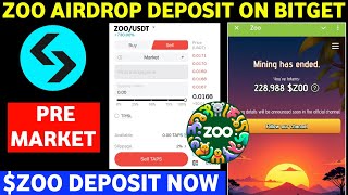 Zoo Airdrop Bitget Deposit | Zoo Airdrop Listing Date | Zoo Airdrop Price Prediction |Zoo New Update