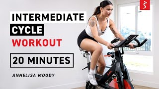 Intermediate Cycle Workout - Sprint Intervals | 20 Minutes