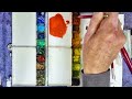 splatter watercolor technique. how to create it problems students experience and their solutions.