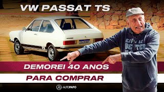 Passat TS: Boris mostra o carro que ele sonhou ter por mais de 40 anos