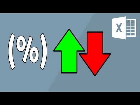How to calculate the percentage change in Excel