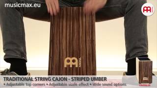 MEINL CAJ3SU-M | Demonstration of sound | How to play the cajon