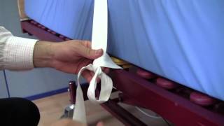 Fast and quick release knot for Salvacel products
