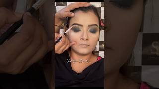 Smoky eye makeup 🖤 #makeup #makeuptutorial