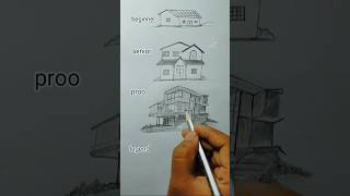 how to draw a 3D house 🏠 😯 #art #drawing  #youtubeshorts #shorts #viral