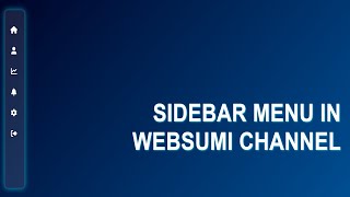 Modern Sidebar Menu with HTML & CSS | Glassmorphism, Smooth Animations & No JavaScript