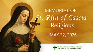 Memorial of St. Rita of Cascia Religious