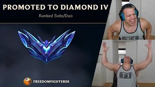 TYLER1 FINALLY HIT DIAMOND IN EU | TYLER1 EU